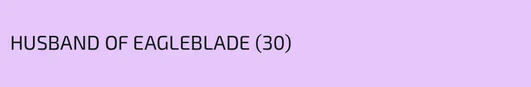 HUSBAND OF EAGLEBLADE (30)